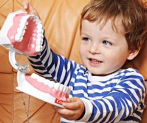 Protetika listnatých zubov u detí