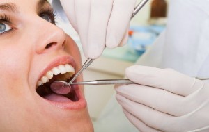 Photo: Oral examination of the patient