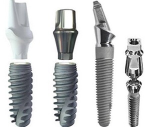 photo: Types of dental implants